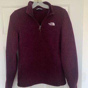 Women’s The North Face Jacket size Small Petite Maroon EUC